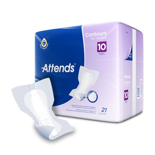 Attends Contours Air Comfort 10 Vorlagen 21 St