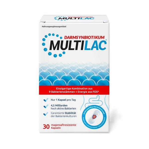 Multilac Darmsynbiotikum 30 St