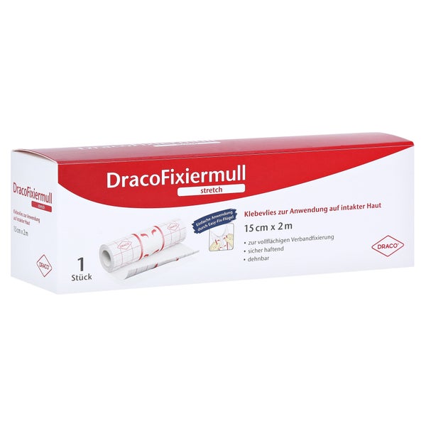 Dracofixiermull Stretch 15 cmx2 m 1 St