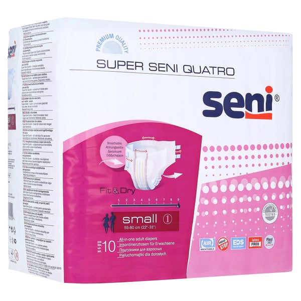 Super SENI Quatro Inkontinenzslip S 10 St