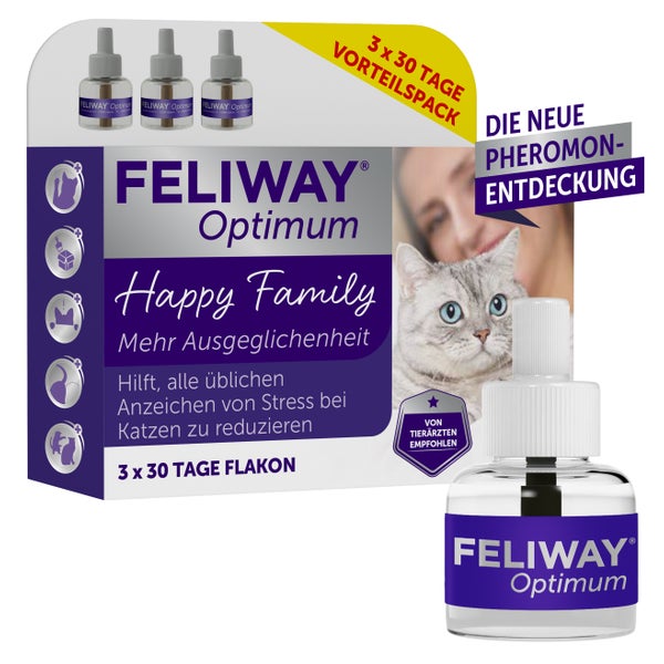 FELIWAY OPTIMUM Nachf.Lsg.f.Vern.Katzen Vorteilsp. 3X48 ml