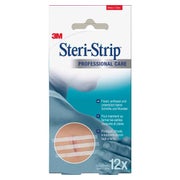 Produktabbildung: 3M Steri-Strip Wundverschlussstreifen - 6 x 75 mm (12 x 3 Str.) 12X3 St
