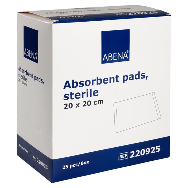 Saugkompesse 20x20cm Steril 25 St