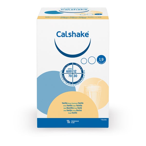 Calshake Vanille Beutel Pulver 7X87 g
