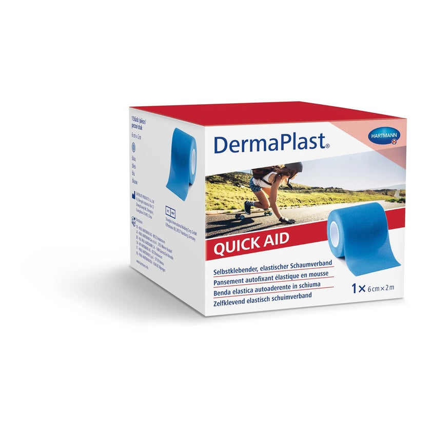 DermaPlast QUICK AID Schaumverband blau 1 St