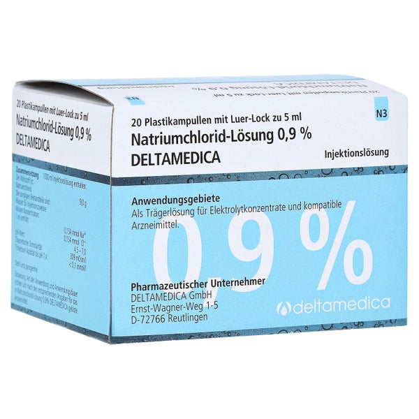 Natriumchlorid-lösung 0,9% Deltamedica L 20X5 ml