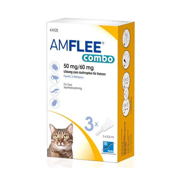 AMFLEE combo 50/60 mg Katzen 3 St