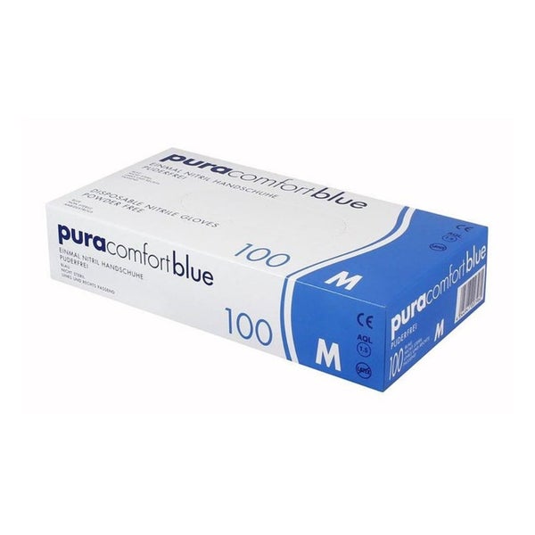 AMPri Pura Comfort Nitrilhandschuhe blue 100 Stück - L 100 St
