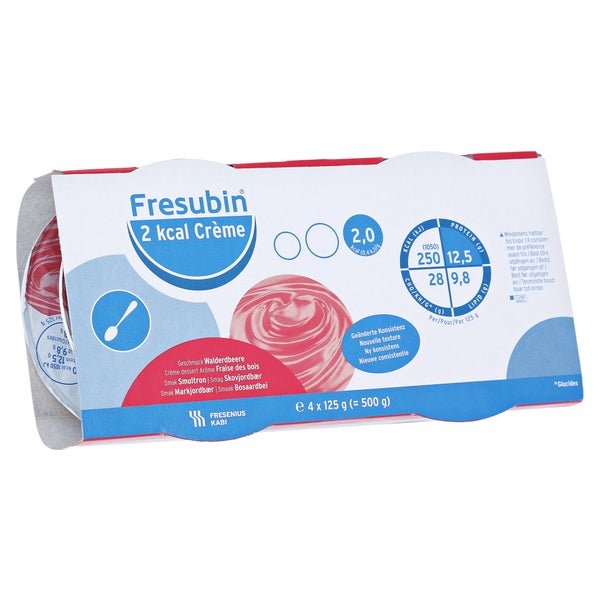 Fresubin 2 kcal Creme Walderdbeere im Be 4X125 g