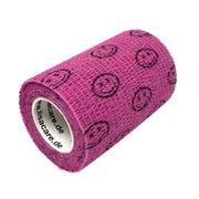 Produktabbildung: LisaCare selbsthaftende Bandage - Smiley Rosa - 7,5cm x 4,5m 1 St