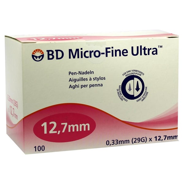 BD Micro-fine Ultra Pen-Nadeln 0,33x12,7 100 St