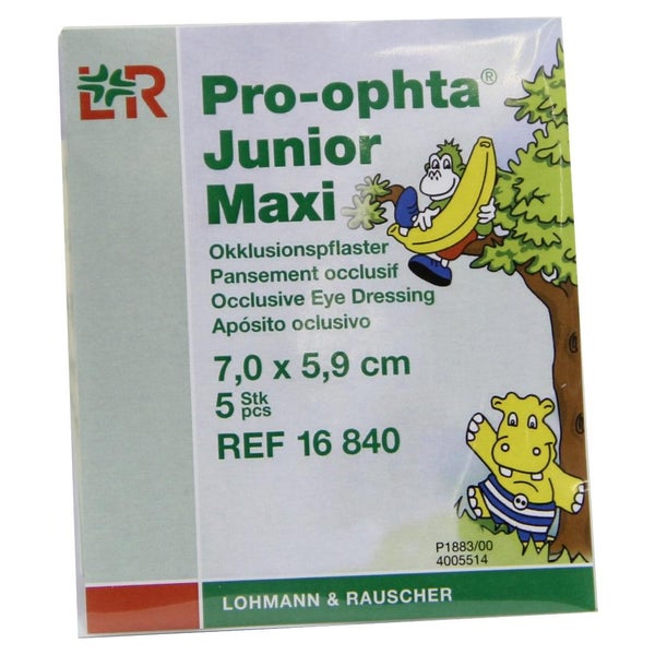Pro-ophta Junior maxi Okklusionspflaster 5 St