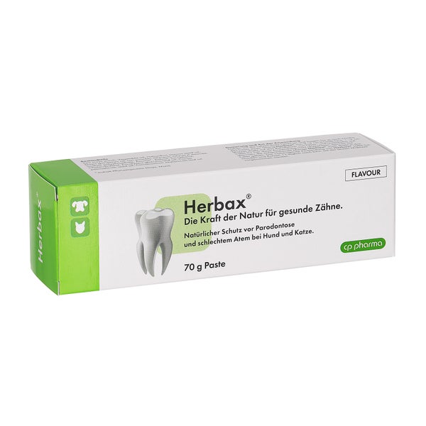 Herbax natürliche Zahnpflege Paste f.Hund/Katze 70 ml