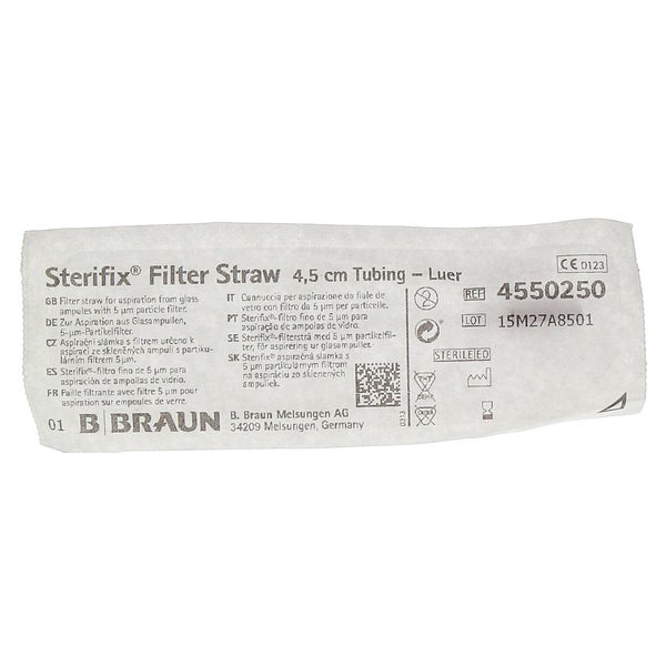 Sterifix Filterhalm 4,5 cm Schl. 1 St