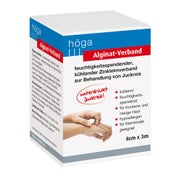 Produktabbildung: Alginat-verband 8 cmx3 m kühlender Zinkl 1 St