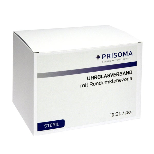 Uhrglasverband Steril Transparent 10 St