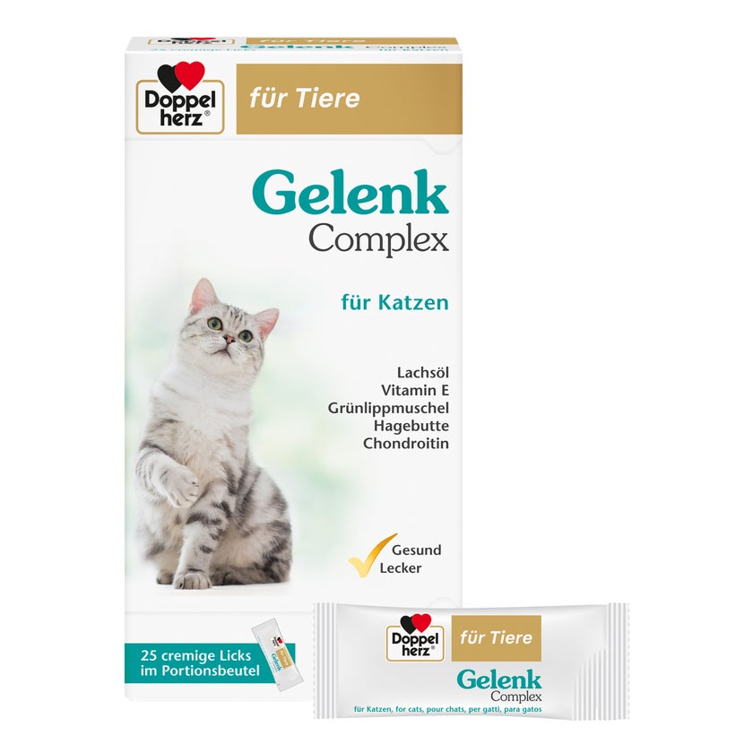 Doppelherz für Tiere Gelenk Complex Katzen 25 St
