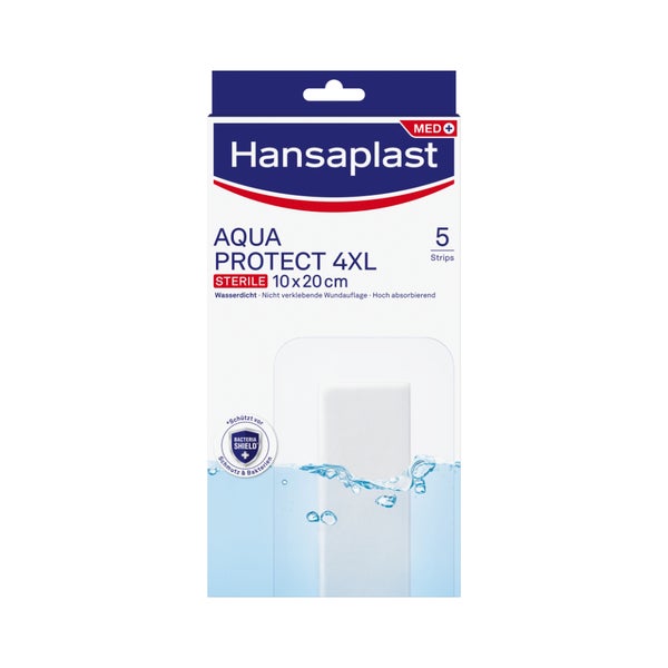 Hansaplast Aqua Protect Wundverb.steril 5 St