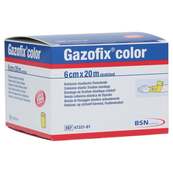 Gazofix Color Fixierbinde kohäsiv 6 cmx2 1 St