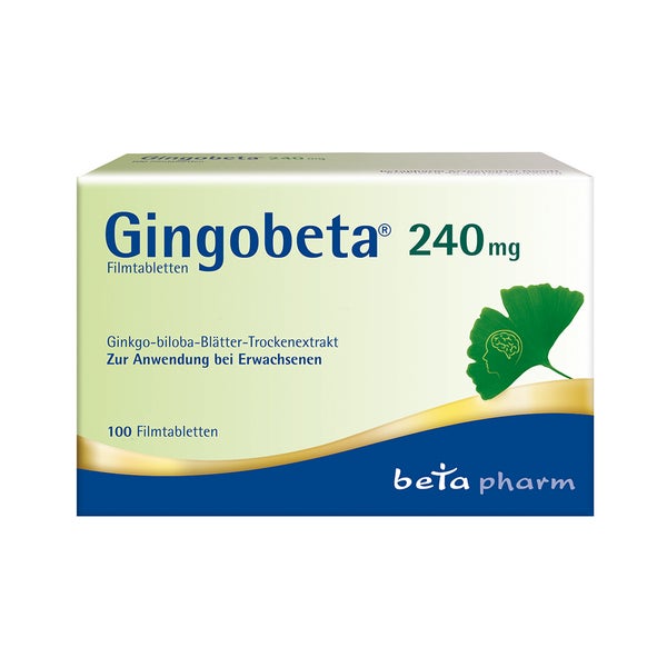 Gingobeta 240 mg Filmtabletten 100 St