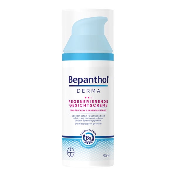 Bepanthol® DERMA Regenerierende Gesichtscreme, 50ml Pumpflasche 1X50 ml