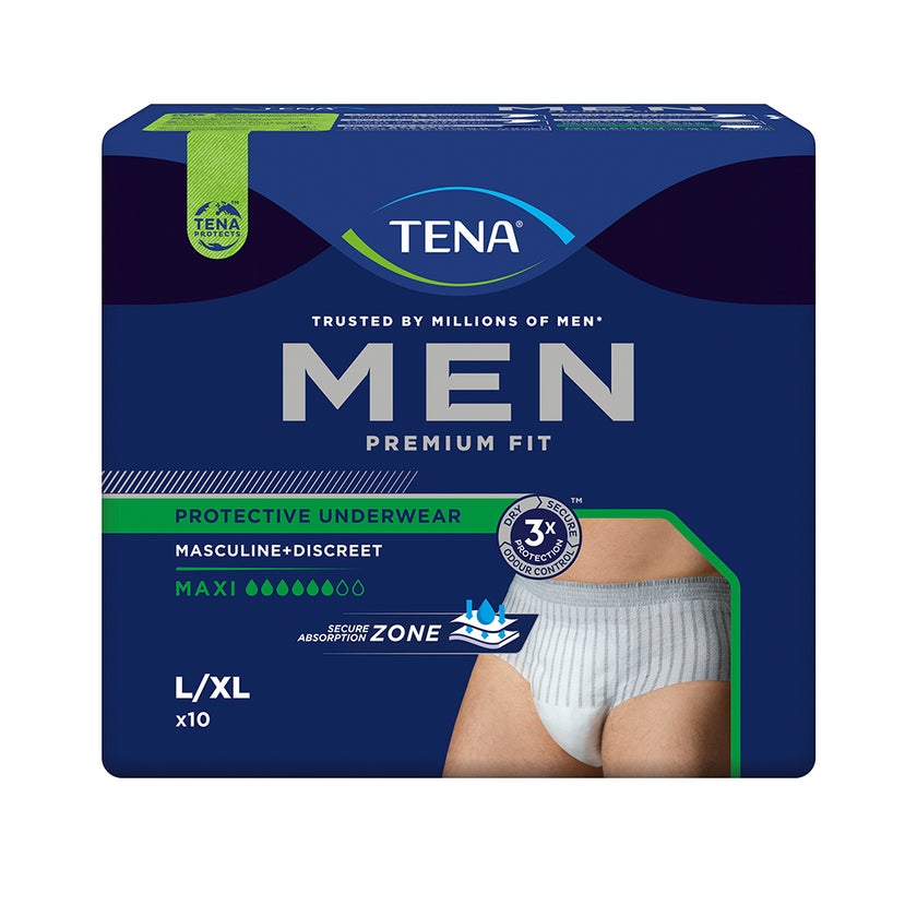 TENA Men Premium Fit Pants Maxi L/XL, 10 Stück 4X10 St