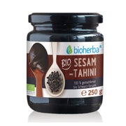 Produktabbildung: Bio Sesam Tahini 100 % Gemahlener Bio Schwarzer Se 250 g