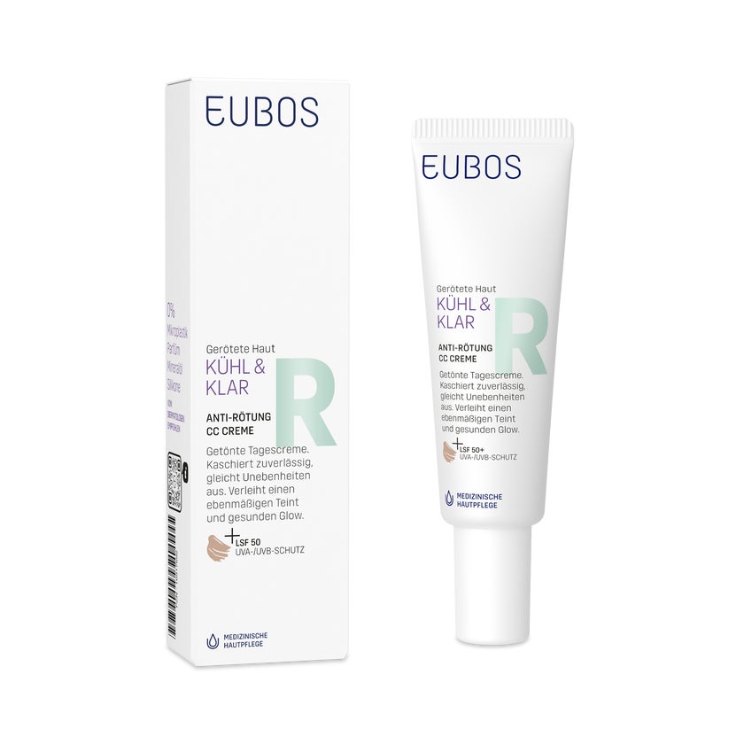 EUBOS KÜHL & KLAR ANTI-RÖTUNG CC CREME LSF 50 30 ml