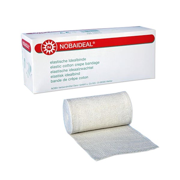 NOBA Idealbinde 10 Stück elastisch weiß - 5 m x 6 cm 10 St