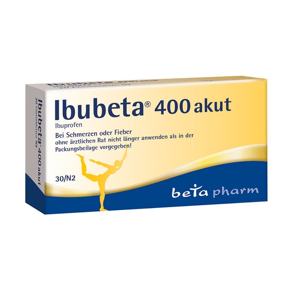 Ibubeta 400 akut Filmtabletten 30 St