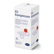 Produktabbildung: Hartmann ES-Kompressen unsteril 12- lagig 100 Stück - 7,5 x 7,5 cm 100 St