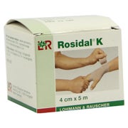 Produktabbildung: Lohmann & Rauscher Rosidal K Kurzzugbinden, cremefarben, 5 m - 1 Stück, einzeln in Faltschachtel, Maße: 4 cm x 5 m 1 St