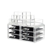 UNIQ Make-up-Organizer mit 6 Schubladen - Transparent (SF-1158)