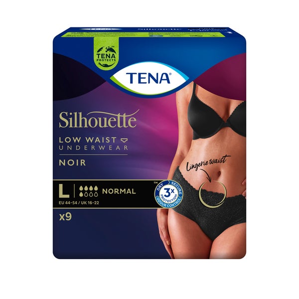 TENA Silhouette Normal Noir L Inkontinenz Pants 6X9 St