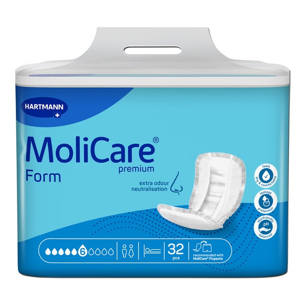 MoliCare Premium Form 6 Tropfen Inkontinenzvorlagen 32 St