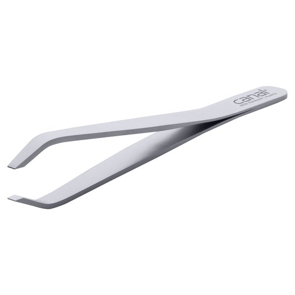 Haarpinzette Spitze in Klauenform, satin, rostfrei, 9 cm 1 St