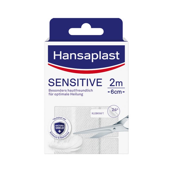 Hansaplast Sensitive Pflaster 2m x 6cm 1 St