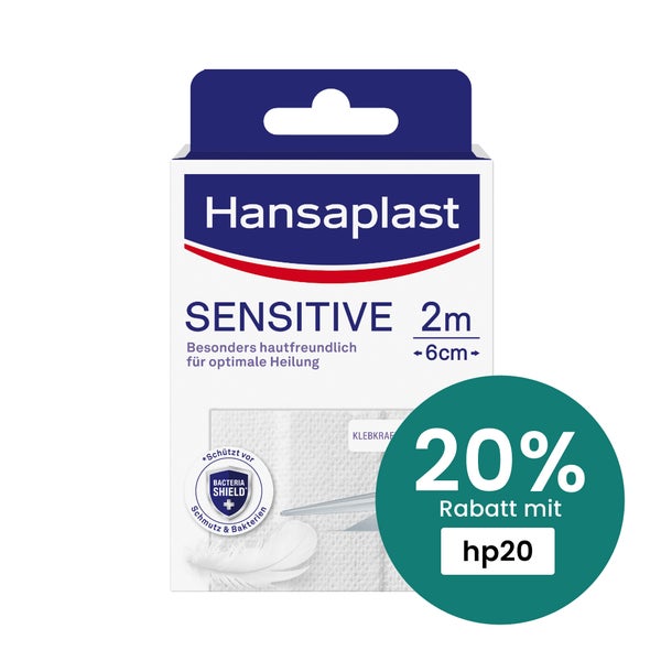 Hansaplast Sensitive Pflast.hypoallergen 1 St