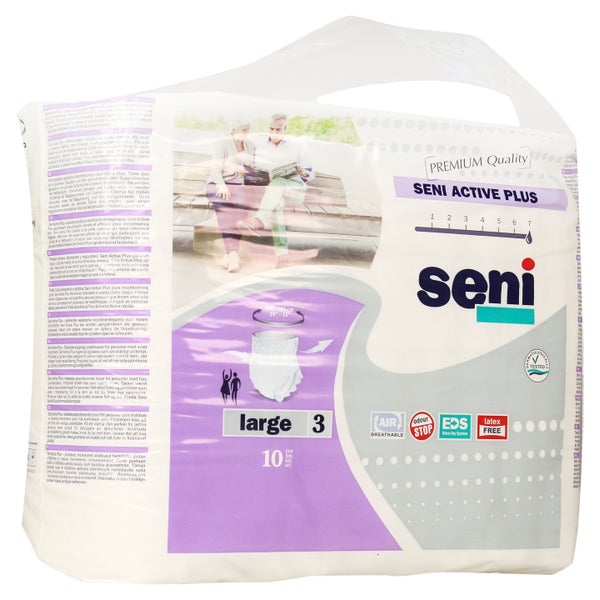 SENI Active Inkontinenzpants plus L 10 St