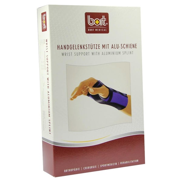 BORT Handgelenkstütze M.aluschiene re.S 1 St