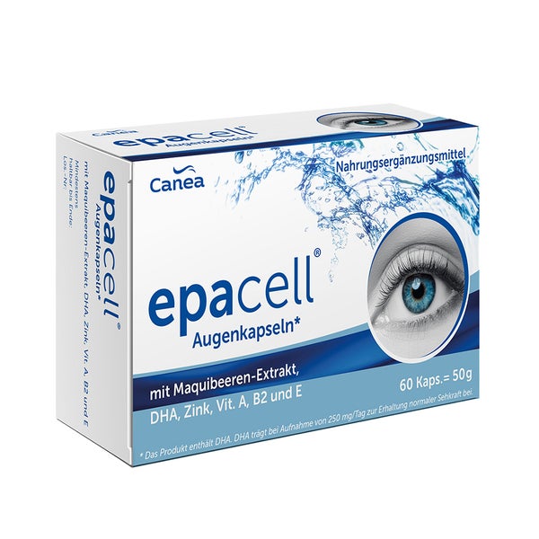 Epacell Augenkapseln mit Maquibeere + DHA + EPA 60 St