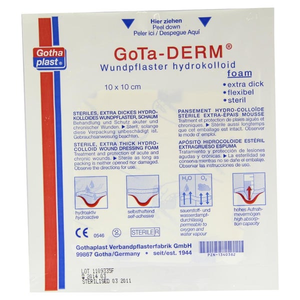 Gota-derm foam Hydrokoll.wundpfl.steril 1 St