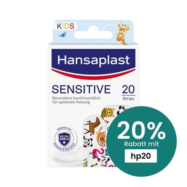 Hansaplast Sensitive Kinder Pflasterstri 20 St