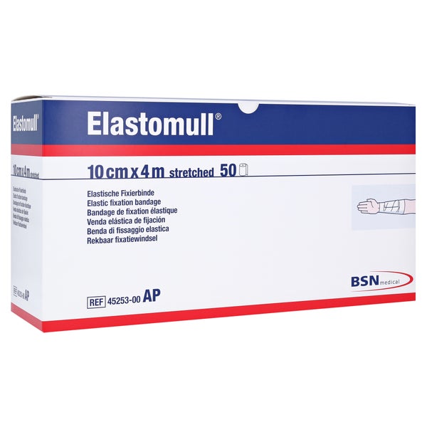 Elastomull 10 cmx4 m 45253 elastische Fixierbinde 50 St