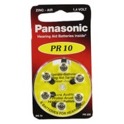 Produktabbildung: Batterien F.hörgeräte Panasonic PR10 6 St