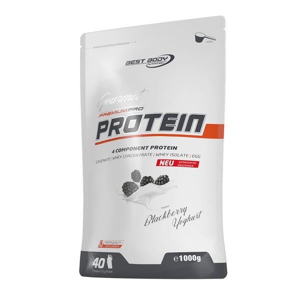 Gourmet Premium Pro Protein - Blackberry Yoghurt - 1000 g Zipp-Beutel 1000 g
