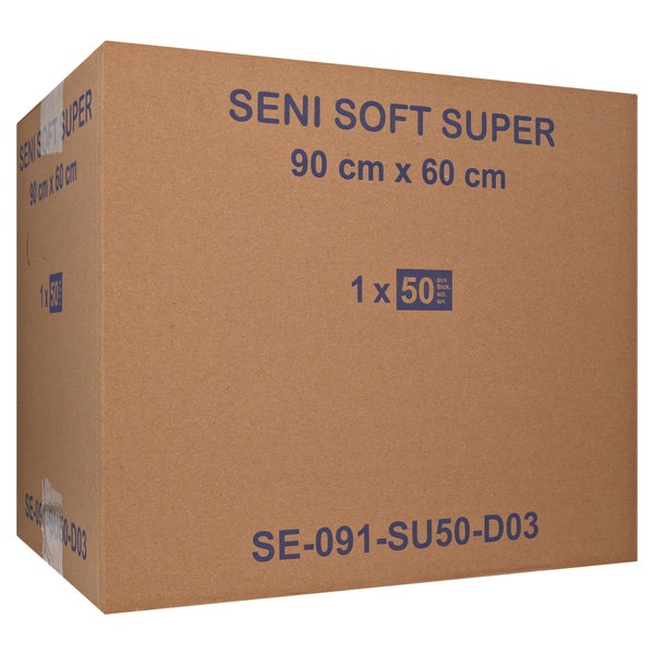 SENI Soft Super Bettschutzunterlage 90x6 50 St