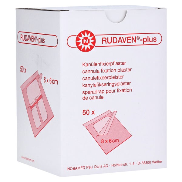 NOBA Rudaven plus Venenpflaster 50 Stück 8 x 6 cm 50 St