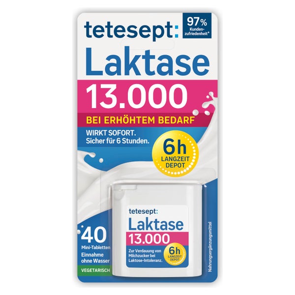 tetesept Laktase 13.000 Langzeit-Depot 40 St