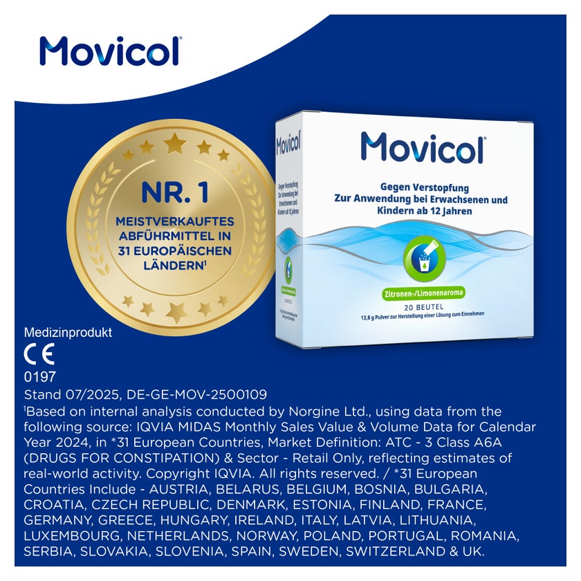 MOVICOL Zitrone/Limone 10 St